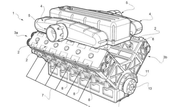 Ferrari nuovo motore V12 brevetto