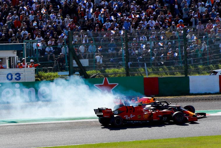 Leclerc e Verstappen