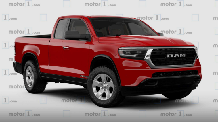 Ram pick-up medie dimensioni render