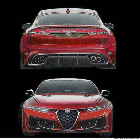 Alfa Romeo Giulia Quadrifoglio 2021 render