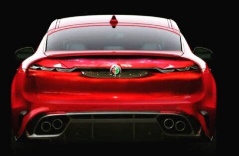 Alfa Romeo Giulia Quadrifoglio 2021 render