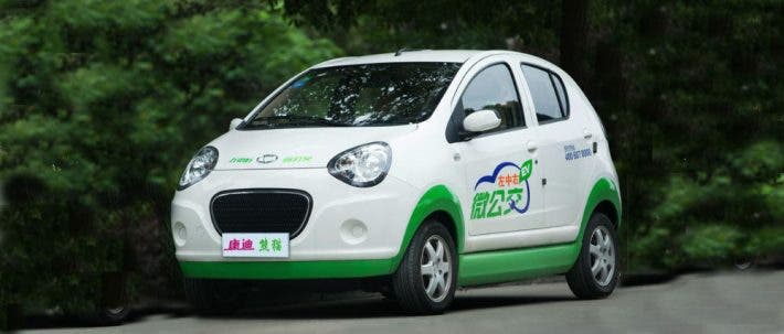 Auto elettriche Cina incentivi