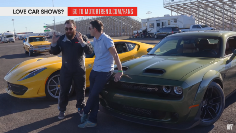 Dodge Challenger SRT Hellcat Redeye vs Ferrari 812 Superfast MotorTrend