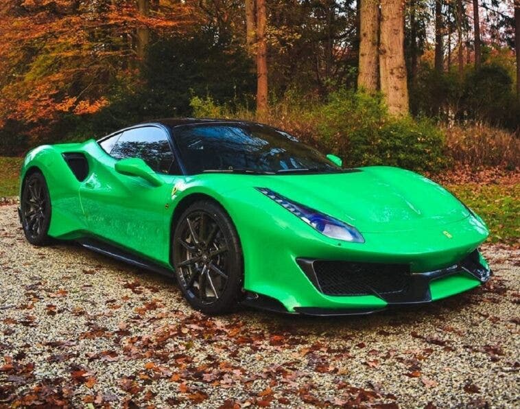 Ferrari 488 Pista Signal Green