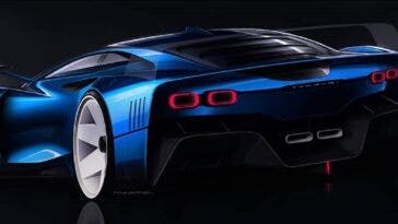 Ferrari F40 moderna render