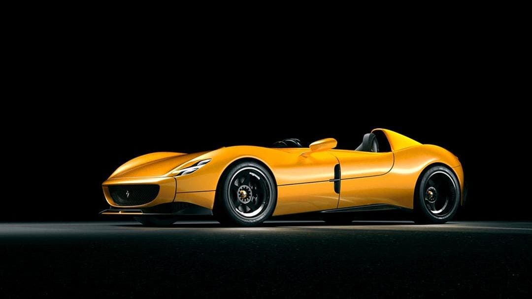 Ferrari Monza SP1 drag race