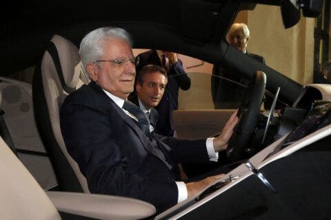 Ferrari Roma Sergio Mattarella