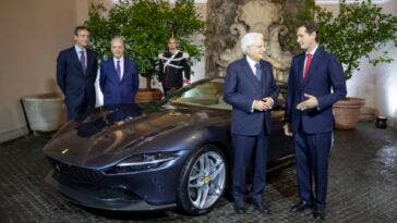 Ferrari Roma Sergio Mattarella