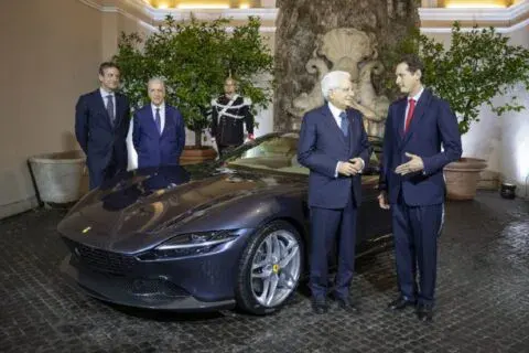 Ferrari Roma Sergio Mattarella