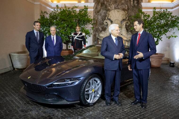 Ferrari Roma Sergio Mattarella