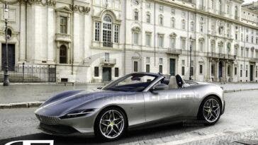 Ferrari Roma Spider render