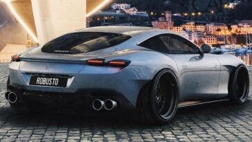 Ferrari Roma widebody render