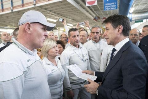 Giuseppe Conte a Melfi