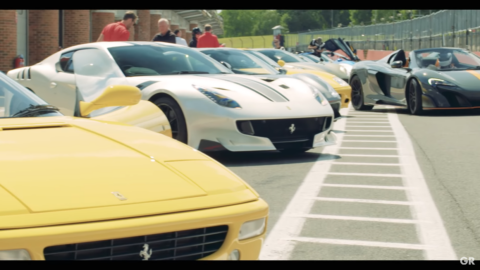 Gordon Ramsay garage Ferrari