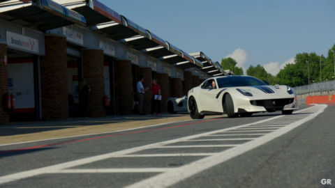 Gordon Ramsay garage Ferrari