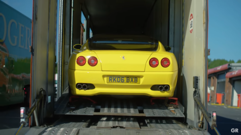 Gordon Ramsay garage Ferrari