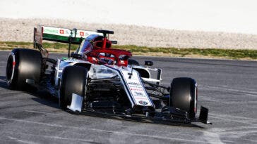 Kimi Raikkonen su Alfa Romeo Racing