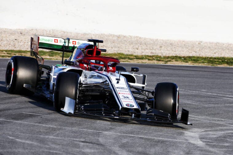 Kimi Raikkonen su Alfa Romeo Racing