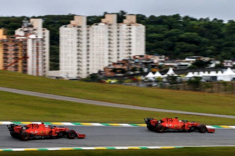 Vettel e Leclerc