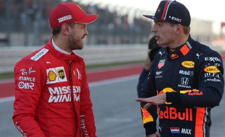 Vettel e Verstappen