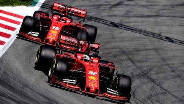 Antonio Fuoco e Charles Leclerc sulle monoposto Ferrari