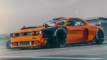 Dodge Challenger SRT Hellcat widebody render
