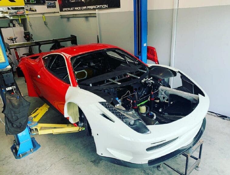 Ferrari 458 motore IndyCar