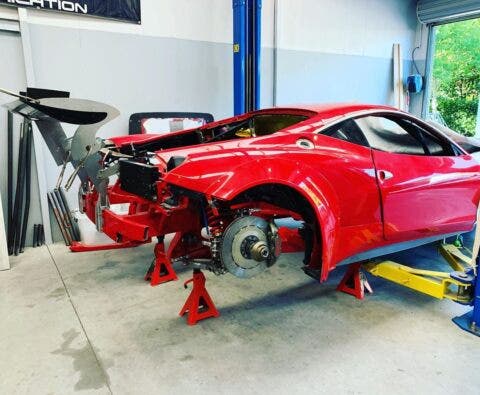 Ferrari 458 motore IndyCar