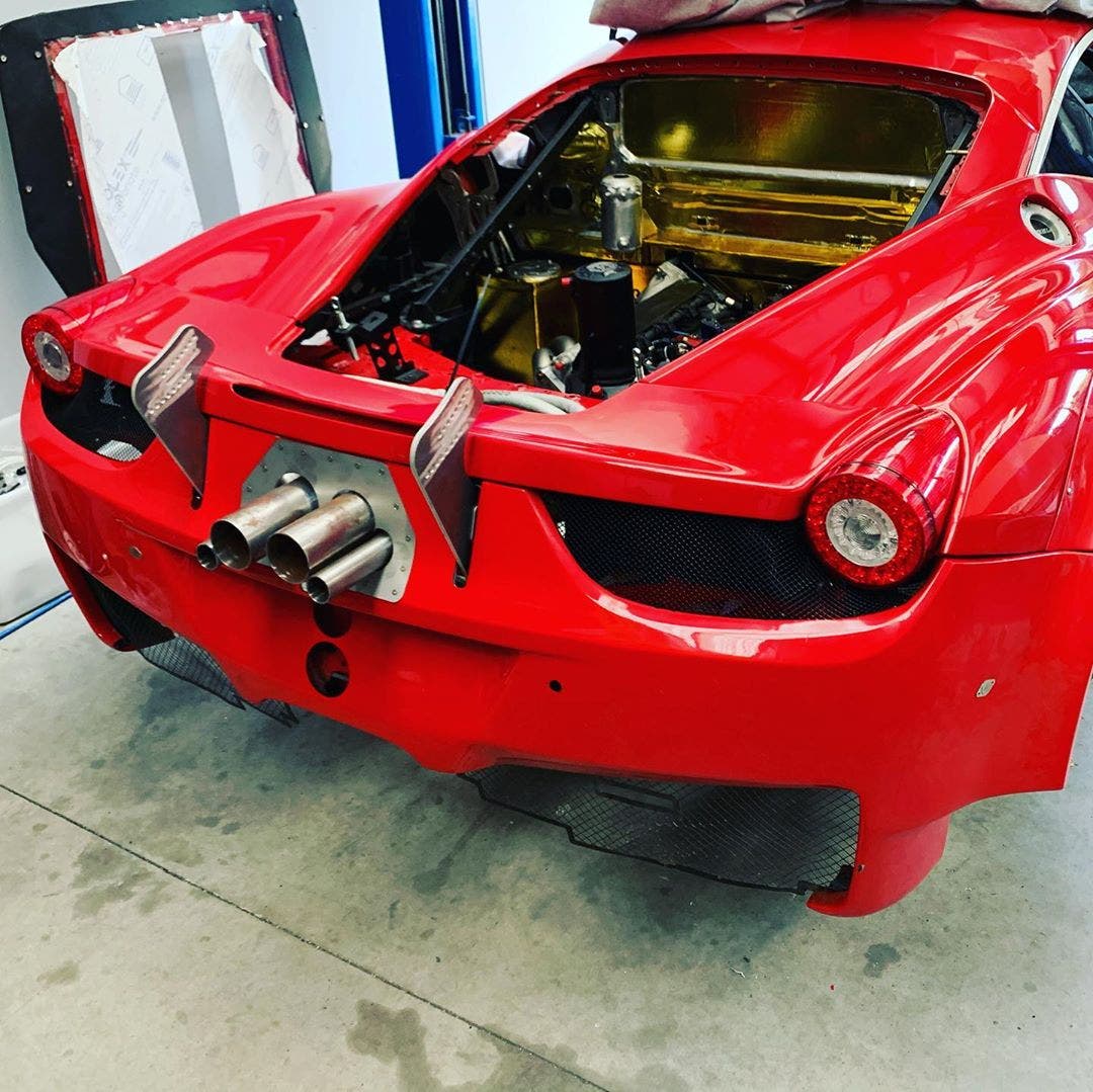 Ferrari 458 motore IndyCar