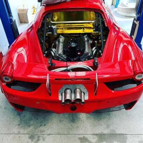 Ferrari 458 motore IndyCar