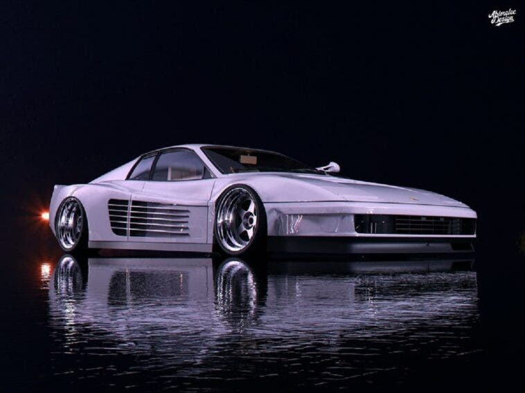 Ferrari Testarossa Miami Vice Abimelec Design