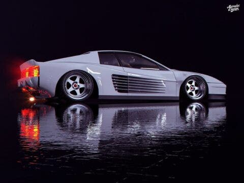 Ferrari Testarossa Miami Vice Abimelec Design