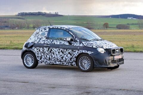 Fiat 500e 2021 prototipi foto spia