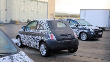 Fiat 500e 2021 prototipi foto spia