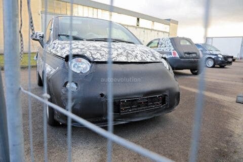Fiat 500e 2021 prototipi foto spia