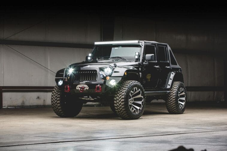 Jeep Wrangler 2017 modificata asta