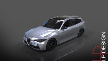Alfa Romeo Giulia Sportwagon LP Design render