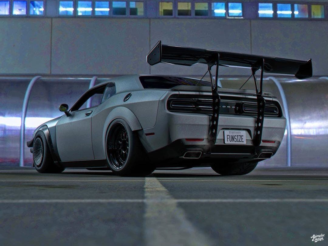 Dodge Challenger Hellcat pista Abimelec Design