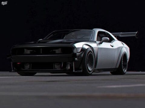 Dodge Challenger Hellcat pista Abimelec Design