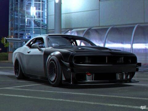 Dodge Challenger Hellcat pista Abimelec Design