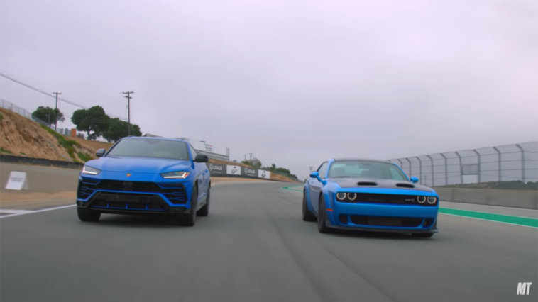 Dodge Challenger SRT Hellcat Redeye vs Lamborghini Urus MotorTrend