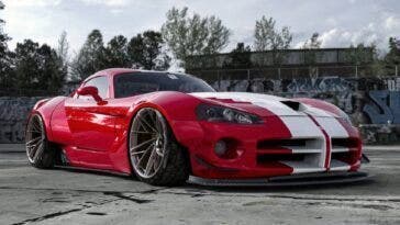 Dodge Viper widebody render
