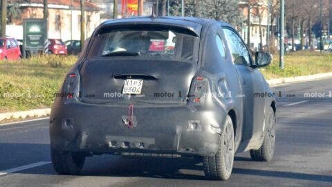 Fiat 500e 2021 prototipo foto spia