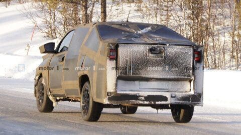 Fiat Strada 2021 neve foto spia