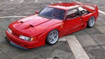 Ford Mustang Foxbody Ferrari F40 Abimelec Design