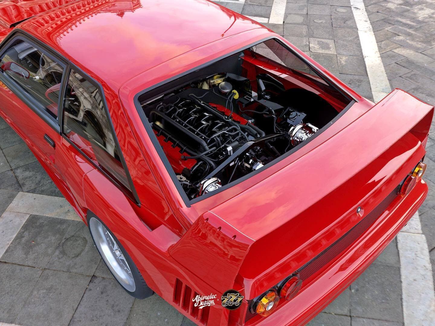 Ford Mustang Foxbody: un progetto digitale ispirato alla Ferrari F40 - ClubAlfa.it
