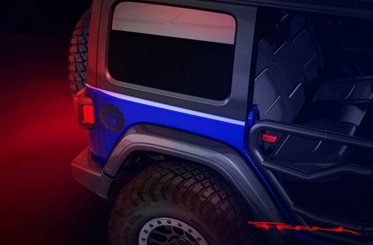 Jeep Wrangler Mopar teaser