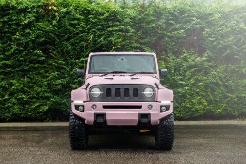 Jeep Wrangler rosa