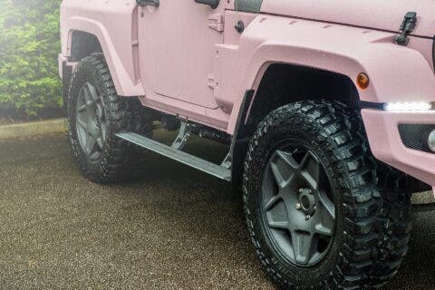 Jeep Wrangler rosa