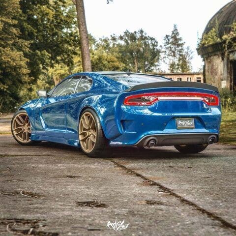 Dodge Charger SRT Hellcat Widebody Coupé render